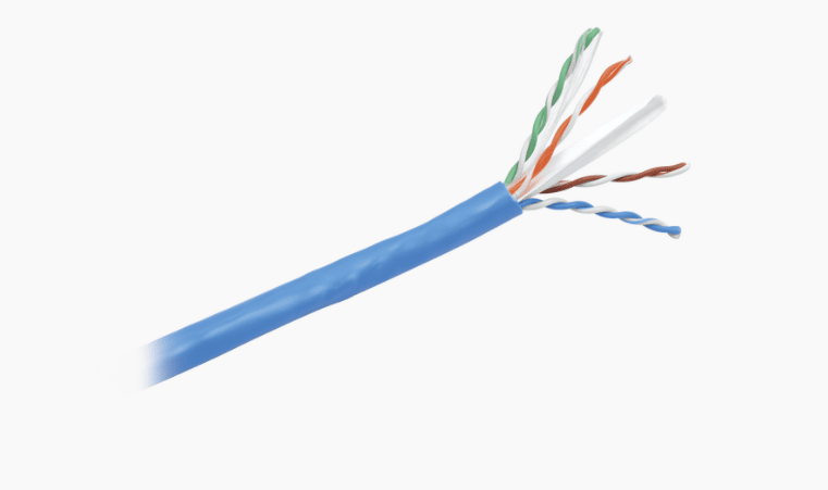Bobina de Cable UTP 305 m. de Cobre, NetKey, Reelex, Azul, Categoría 6 (24 AWG), 1000Mbps, PVC (CM), de 4 pares4 AWGAZUL